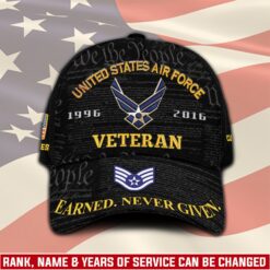 US Air Force , E 9 Air Force Command Chief Master Sergeant - Embroidered Classic Cap