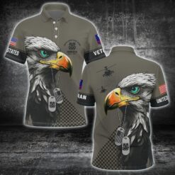 US Coast Guard, E 5 Gold - Polo Shirt