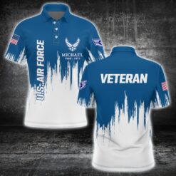 US Air Force , E 3 Air Force Airman First Class - Polo Shirt