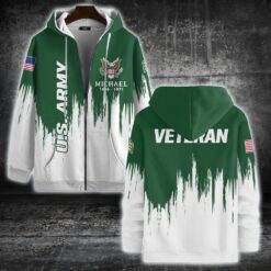 US Army, O 6 Army Colonel - Zip Hoodie