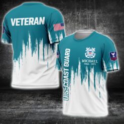 US Coast Guard, E 2 Blue - T-Shirt