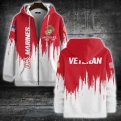 US Marine Corps, Served With Pride - Zip Hoodie