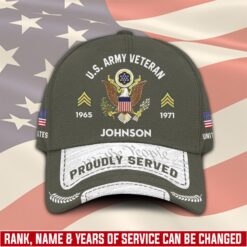 US Army, E 8 Army Master Sergeant - Classic Cap