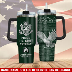 US Army, Served With Pride - Stainless Steel Tumbler 40oz