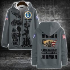 US Air Force , E 5 Air Force Staff Sergeant - Zip Hoodie