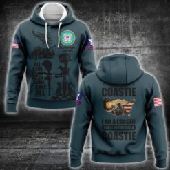 US Coast Guard, Once A Coastie, Always A Coastie - Hoodie