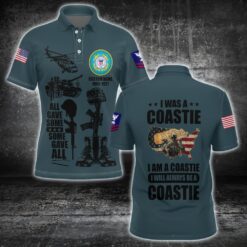 US Coast Guard, E 5 Gold - Polo Shirt