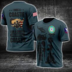 US Coast Guard, Proud Veteran - T-Shirt