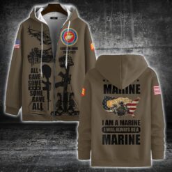 US Marine Corps, W 3 Marines Chief Warrant Officer 3 - Zip Hoodie