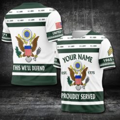 US Army, Land Of The Free, Because Of The Brave - T-Shirt