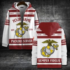 US Marine Corps, Thank a Veteran - Zip Hoodie