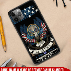 US Air Force, E 4 Air Force Sergeant - Soft Phone Case