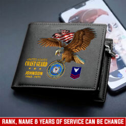 US Coast Guard, E 7 Red - Man Wallet