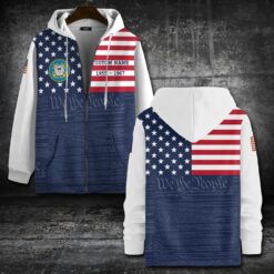 US Coast Guard, E 4 Red - Zip Hoodie