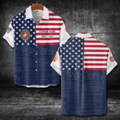 US Marine Corps, E 4 Marines Corporal - Short Sleeve Button Shirt