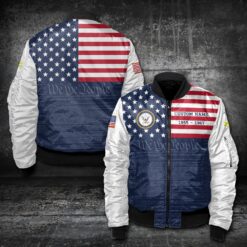 US Navy, E 3 White - Bomber Jacket