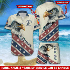 US Marine Corps Combo Hawaii Shirt + Shorts
