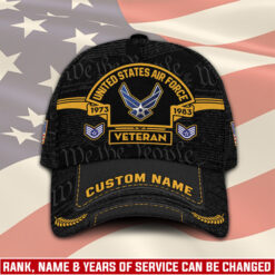 US Air Force, Land Of The Free, Because Of The Brave - Classic Cap