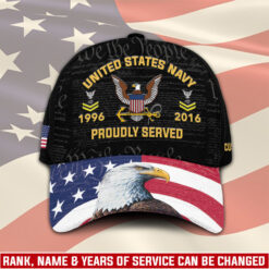 US Navy, E 8 Gold - Classic Cap
