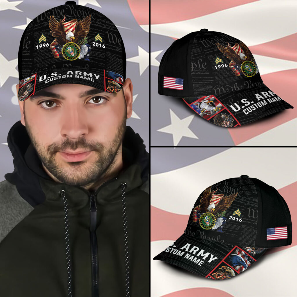 US Army, E 8 Army First Sergeant – Classic Cap – Proud US Veteran