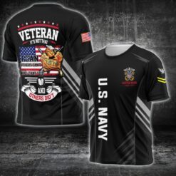 US Navy, E 8 Gold - T-Shirt