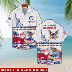 US Navy, E 4 Red - Hawaii Shirt