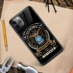 US Air Force, Duty, Honor, Country - Premium Glass Phone Case