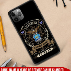 US Air Force, E 8 Air Force First Sergeant - Soft Phone Case