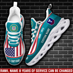 US Coast Guard, E 7 Red - Max Soul Shoes