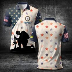 US Navy, E 8 Gold - Polo Shirt