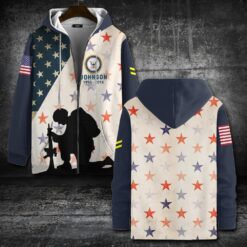 US Navy, E 3 Red - Zip Hoodie