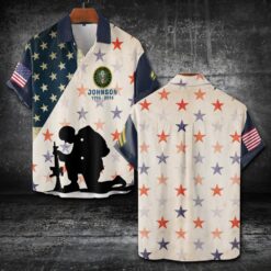 US Army, Once A Soldier, Always A Soldier - Short Sleeve Button Shirt