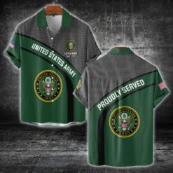 US Army, E 3 Army Private First Class - Short Sleeve Button Shirt