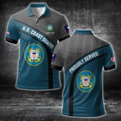 US Coast Guard, E 6 Gold - Polo Shirt