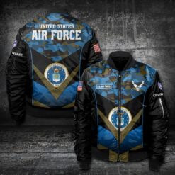 US Air Force , E 9 Air Force Chief Master Sergeant - Bomber Jacket