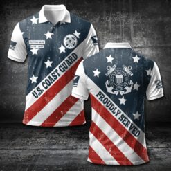 US Coast Guard, E 7 Gold - Polo Shirt