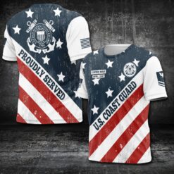 US Coast Guard, E 5 Red - T-Shirt