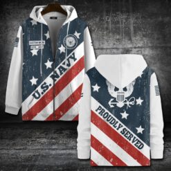 US Navy, E 4 Gold - Zip Hoodie