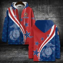 US Marine Corps, E 3 Marines Lance Corporal - Zip Hoodie