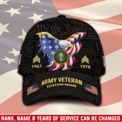 US Army, Land Of The Free, Because Of The Brave - Classic Cap
