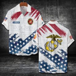 US Marine Corps, Served With Pride - Short Sleeve Button Shirt