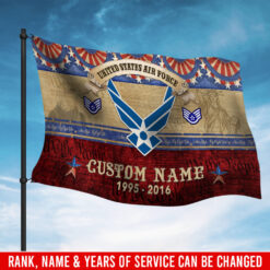 US Air Force , E 7 Air Force First Sergeant - Flying Flag 5×8 Feet(152×244 Cm)