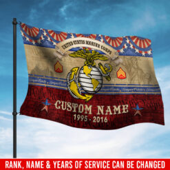 US Marine Corps, O 2 Marines First Lieutenant - Flying Flag 5×8 Feet(152×244 Cm)