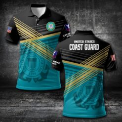 US Coast Guard, E 6 Red - Polo Shirt