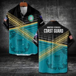 US Coast Guard, E 6 Gold - Short Sleeve Button Shirt