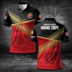 US Marine Corps, E 9 Marines Master Gunnery Sergeant - Polo Shirt