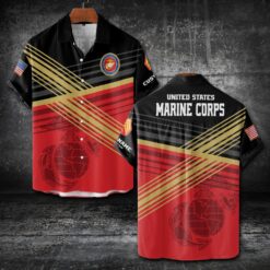 US Marine Corps, Thank a Veteran - Short Sleeve Button Shirt