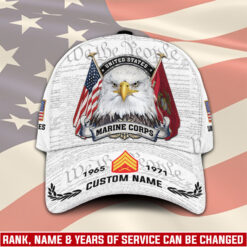 US Marine Corps, E 8 Marines First Sergeant - Classic Cap