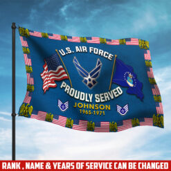 US Air Force, E 6 Air Force Technical Sergeant - Flying Flag 3×5 Feet(90×150 Cm)