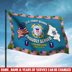 US Coast Guard, Thank a Veteran - Flying Flag 3×5 Feet(90×150 Cm)